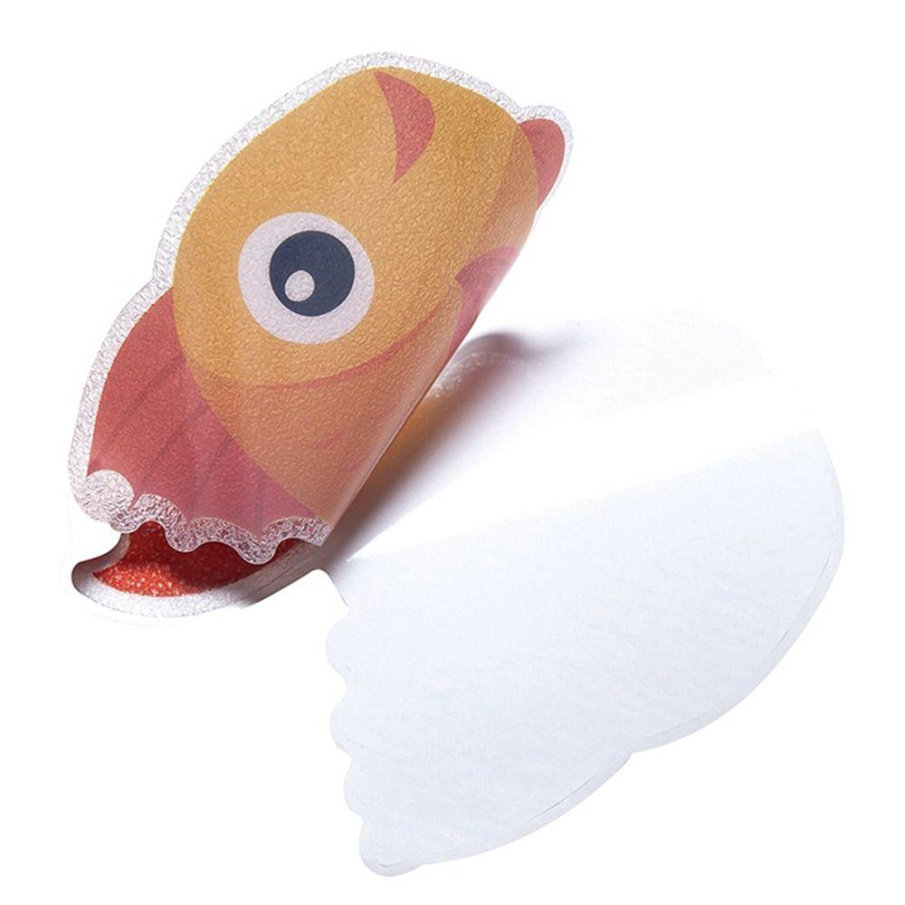 Flower Bath Tub Slip Stickers 3.99*3.93 Inch Cartoon Non-slip Sticker  Bathroom