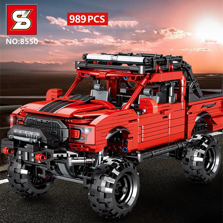 

SZ-8550 Строительные блоки Спортивный автомобиль Детская головоломка Собранные строительные блоки из мелких частиц