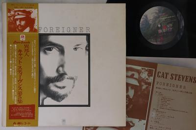 LP Record CAT STEVENS - Foreigner (- Embossed Sleeve) AML190 A&M 1973 Japan Obi Rock Used