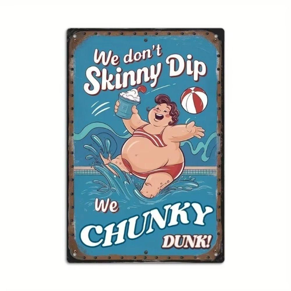 Metal Wall Art Sign Hanging Decor 20x30cm