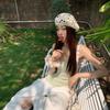 Japanese Style Flower Hat Breathable Crochet Knitted Cap Brimless Hollowed Out Beret  Holiday