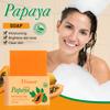 1PC Papaya Soap, Moisturizes the Skin, Brightens the Complexion, Cleanses the Skin and Deeply Cleanses Pores.