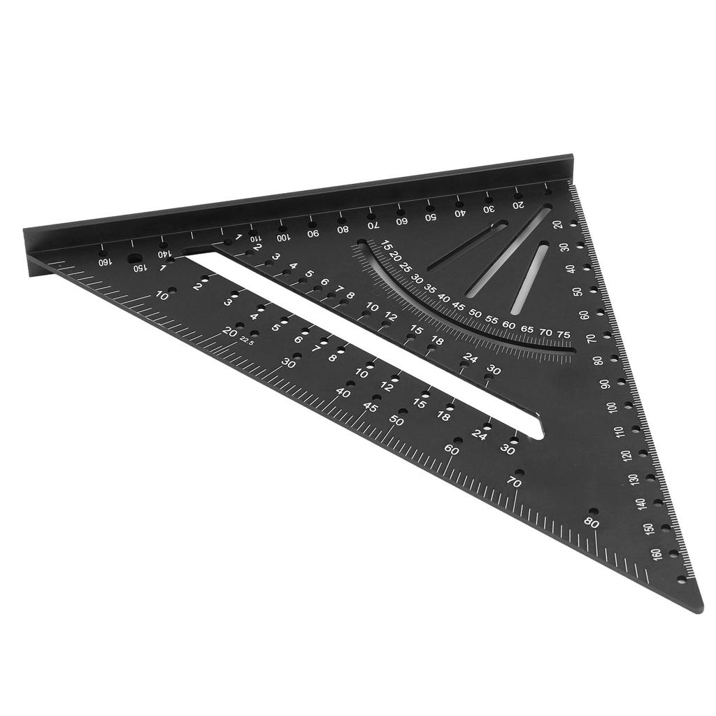 Aluminium   Lineal Klar Genaue Skalen 30 Grad  45 Grad  60 Grad    90 Grad  Rechtwinkliges Lineal für die Holzbearbeitung