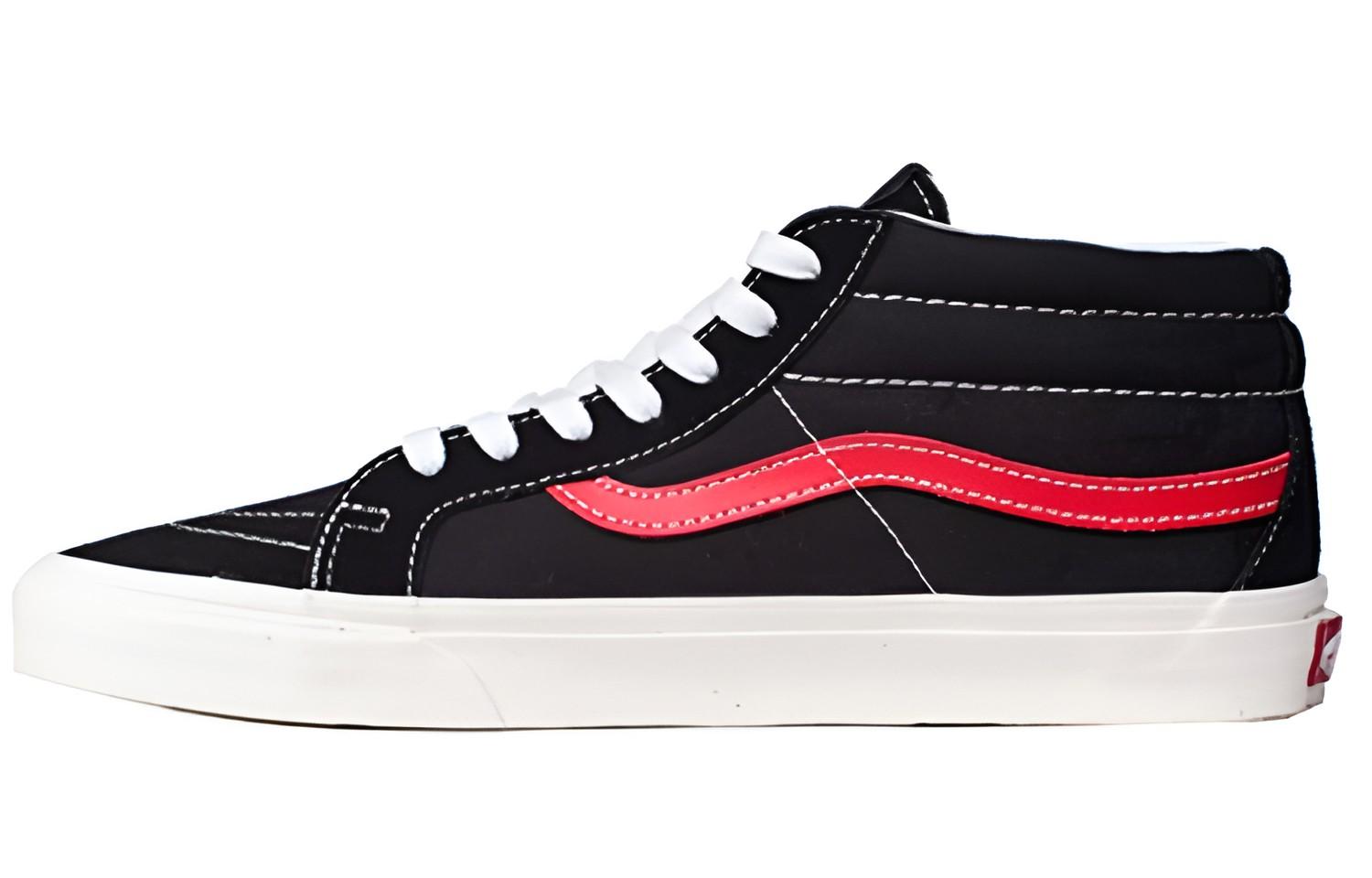 Vans SK8 Mid Черный Красный Черный Красный VN0A391FTP2 35