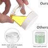 Travel 60ml Refillable Bottles Empty Transparent Container Jars Plastic with Lids Cosmetic Makeup Bottle Storage Container