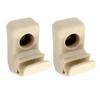 1 / 2Pcs Beige Auto Sun Visor Clip Hook Bracket Hanger Replacement Sun Visor Holder Mount 735411088 For Fiat Grande Punto Etc