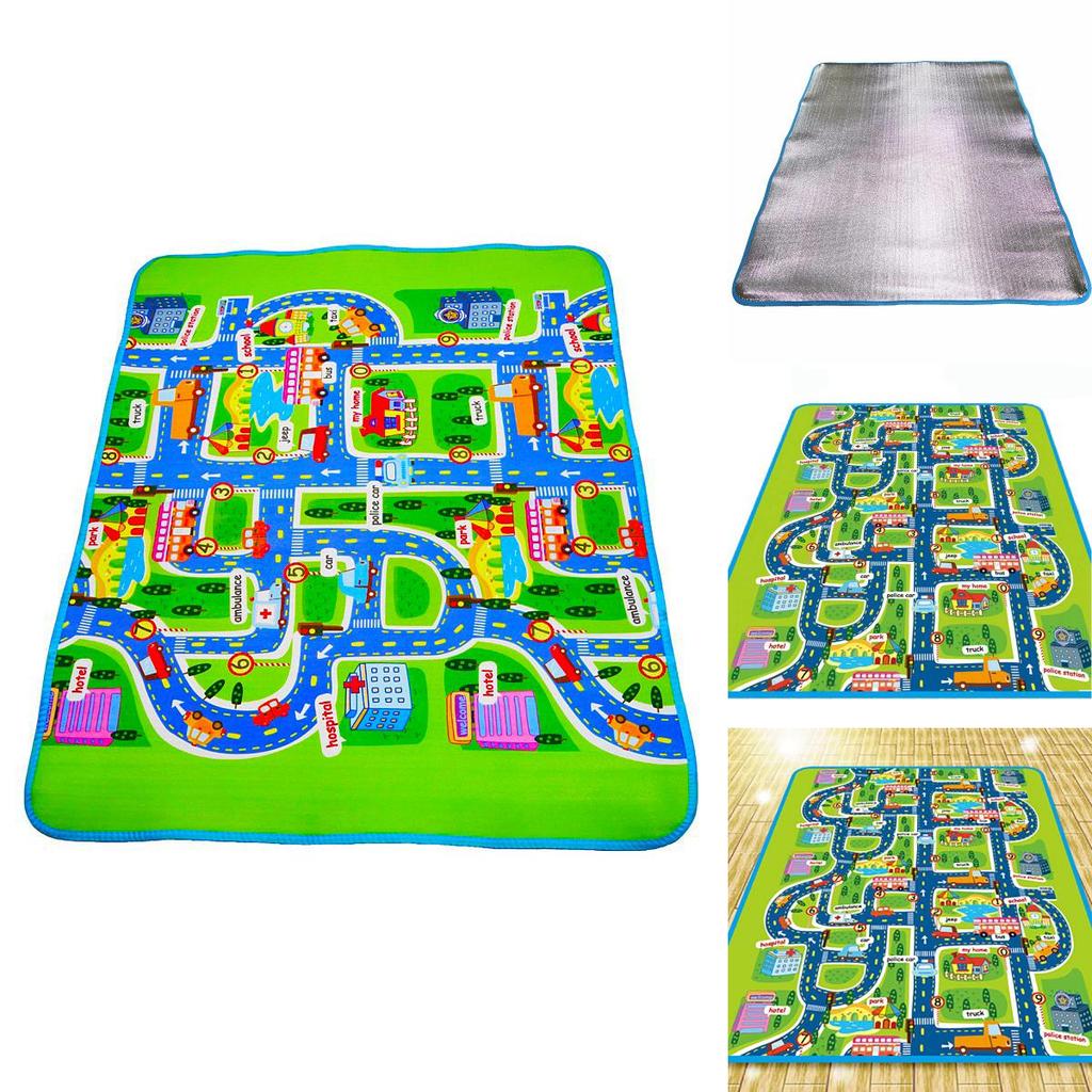 City Road Children Play Mat With Soft Foam Surface And Educational Design For Kids