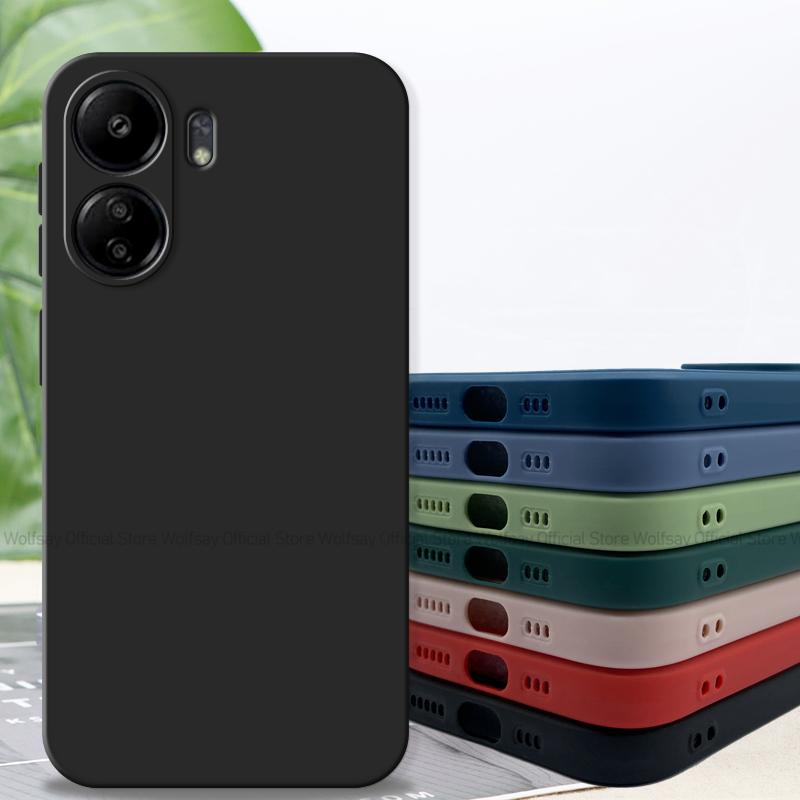 For Xiaomi Redmi 13C Case Xiaomi Redmi 15C 14C 13C 12C 10C Cover Cases Shockproof Liquid Silicone Phone Cover Xiaomi Redmi 13C