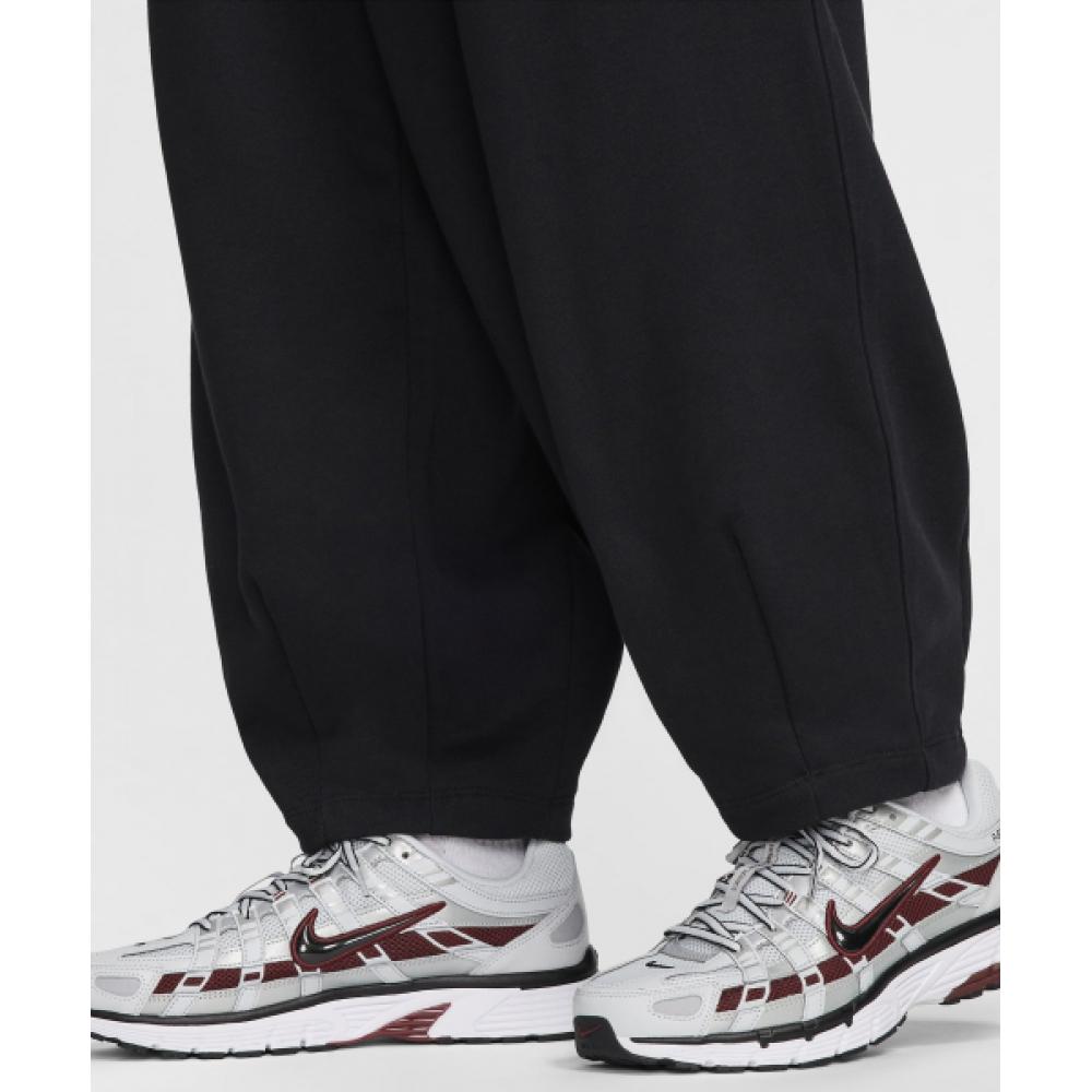 Nike Club Fleece Übergroße French Terry Hose M Schwarz Weiß Hj1823 010