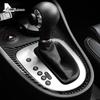 For Seat Leon 2005 2006 2007 2008 2009 2010 2011 2012 Real Soft Carbon Fiber LHD RHD Car Gear Shift Panel Sticker  Accessories