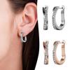 Ladies' Irregular Diamond Studded Earrings