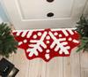 Christmas Doormat Floor Mat Xmas Tree Snowman Kitchen Rugs Gingerbread Man Non-Slip Bath Mats Doormats for Indoor