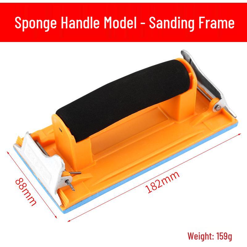 Multifunctional Sandpaper Holder for Wall, Furniture, and Putty Sanding