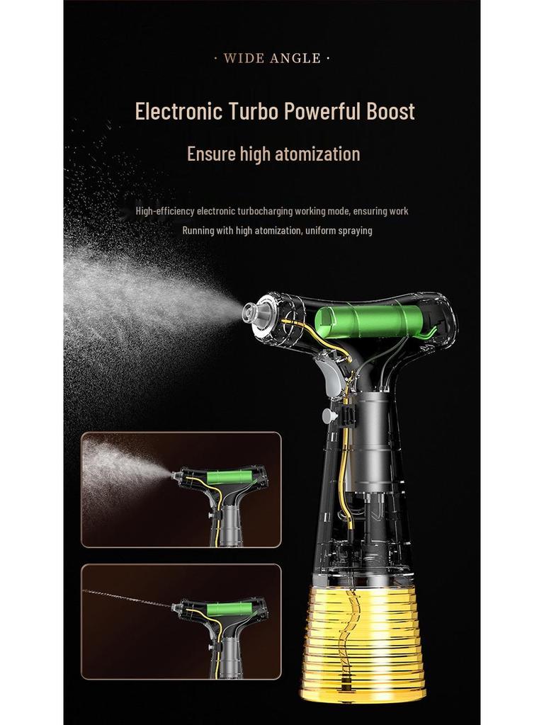 Electric Oil Sprayer for Kitchen & Outdoor Cooking - Mist Spray Bottle for Olive Oil, Air Fryer, BBQ