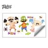 Removable Glass Stickers for Party Halloween Static Window Clings, Cartoon Ghost Pumpkin Witch Monsters Decals, Waterproof Holiday Atmosphere