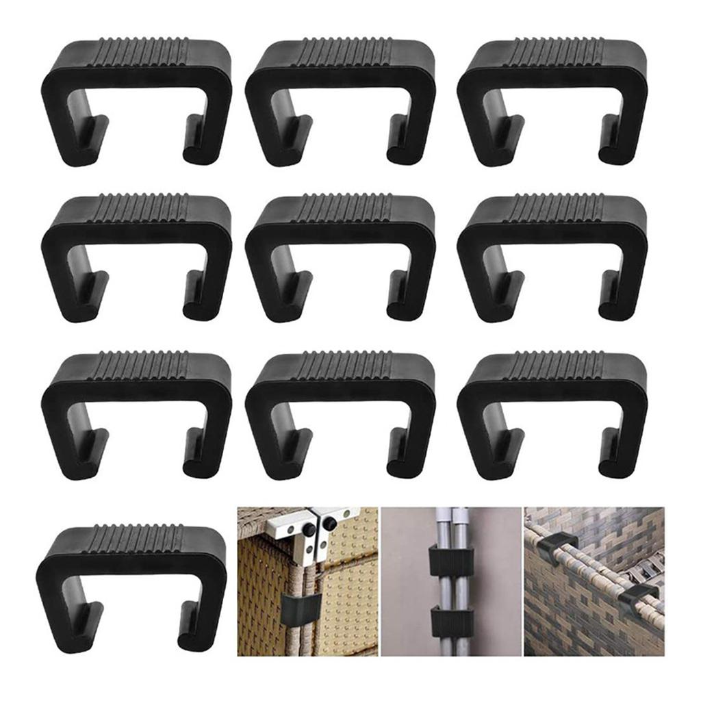 10 Pack Outdoor Furniture Clips Patio Sofa Clips Rattan Furniture Clamps Wicker Chair Fasteners Connect The Sectional