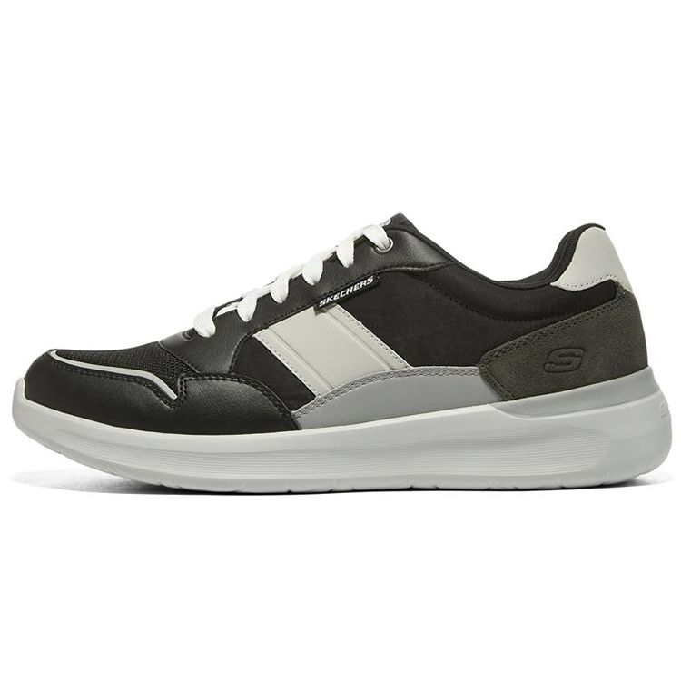 Skechers Lattimore Casual Low-Top Running Shoes Men sneakers Black Gray 210359-BKGY 42.5