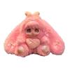 Cute Love Heart Vinyl Rabbit Ear Doll Toy Pendant Keychain Ornaments Backpack Hanging Decoration