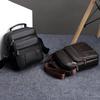 Echtes Leder Herren Schulter Umhängetaschen Klein Handytasche Taschen Rindsleder Business Crossbody Taschen Männer Geschenk für Mann