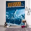 Nirvana Band Magazine Chart Arazzo Boemo Arazzi da Parete Mandala Decorazioni Artistiche da Parete