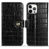 Luxury Crocodile Genuine Leather Wallet Case for IPhone 17 16 15 14 13 12 11 Pro Max Cover Stand Holder