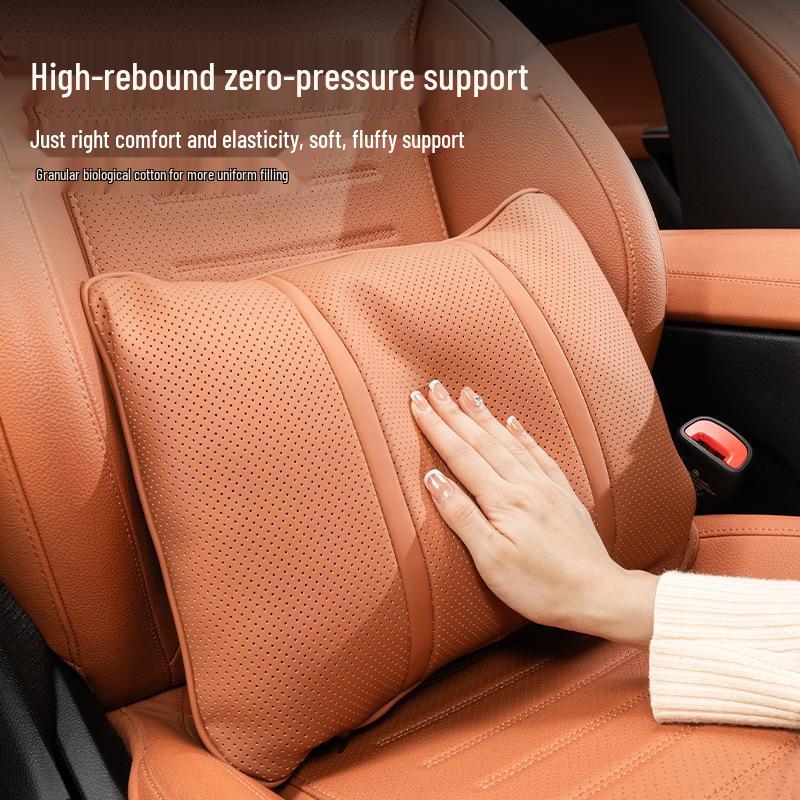 Luxurious Breathable Neck and Lumbar Seat Cushion Set for Maybach