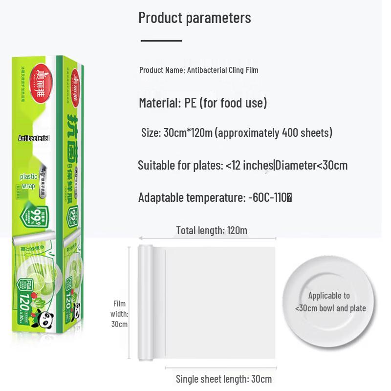 MARYYA Point-Break Food Storage Cling Film