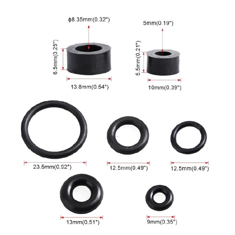 Automotive Diesels Fuel Line Seal Sleeve Kit For 7.3L 99‑03 F81Z-9C387-BA