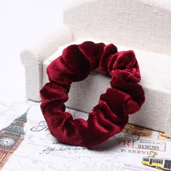 Velvet Cloth Elastic Hair Scrunchie Band Prsten Ženy Dívčí Copy Držák