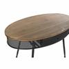 Console - Sapin Noir - Métal - Moderne Et Élégante - 120 X 65 X 77 Cm