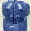 Unisex American Retro Distressed Denim Baseball Cap – Spring/Summer 2025