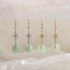Chinese Knot Retro Pearl Ear Hooks Hanfu National Tide Highgrade Pearl Ear Drops Tassel Pendants Ear