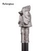 Silver Chicken Rooster Head Animal Fashion Walking Stick Decorative Cospaly Vintage Party Fashionable Walking Cane Crosier 93cm