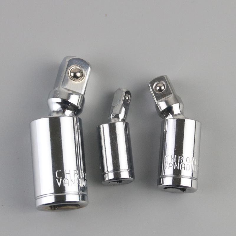 360° Rotating Joint Socket Wrench Set: Large, Medium, Small Conversion Attachments