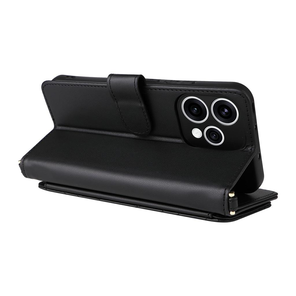 Leather Case For Samsung Galaxy Tab S10 FE/S9/S9 FE/S8/S7 Hand Strap Kickstand Tablet Cover