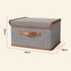 Dustproof Storage Box with Lid Double Thickness Moisture-proof Storage Box Large Capacity Foldable Clothes Storage Box