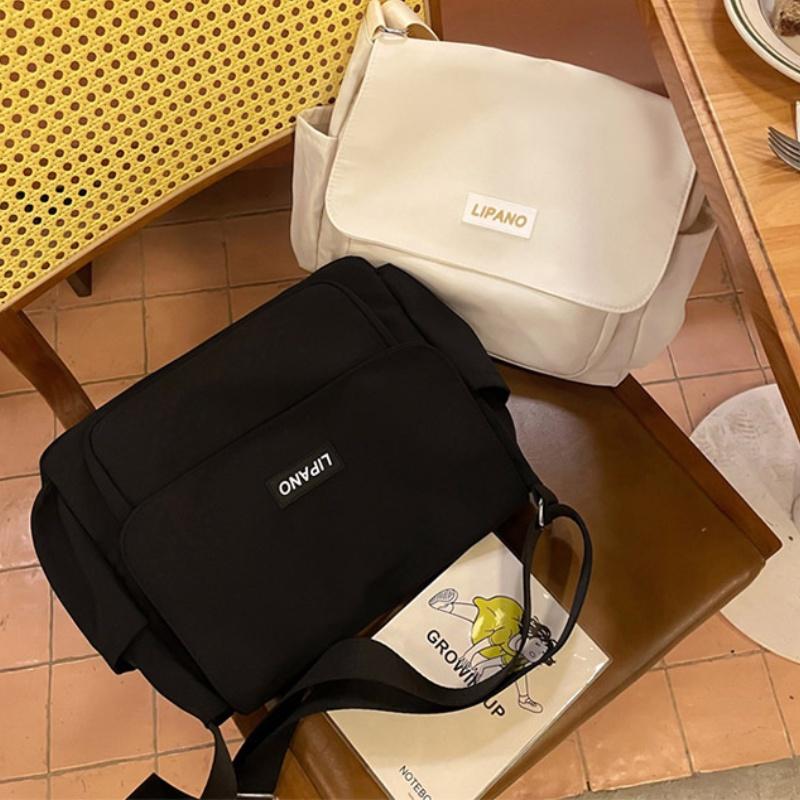 Large Casual Shoulder Bag For College Students Vintage Style Mini Design Multiple Colors Available Characters)
