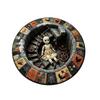 Halloween Round, Decorative Circular Area for Living Room Bedroom Indoor Floor Decor