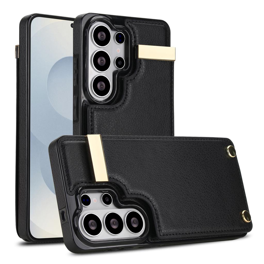 Luxury Leather Wallet Case for Samsung Galaxy S23 S24 S25 S26 Ultra Plus A56 A55 A15 A54 Card Holder Phone Cover Protective Case