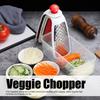 Vegetable Cutter 4 in 1 Multifunctional Stainless Steel Portable Lightweight Easy   Veggie Chopper