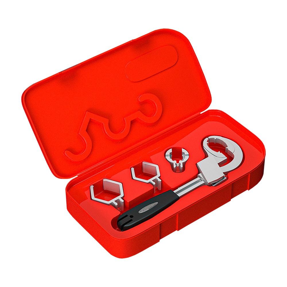 

4 шт./компл., многофункциональный ключ для ванной комнаты, раковина, водопровод, 80 мм, регулируемый ключ с большим отверстием, домашний гаечный ключ для ванной, инструмент для ремонта