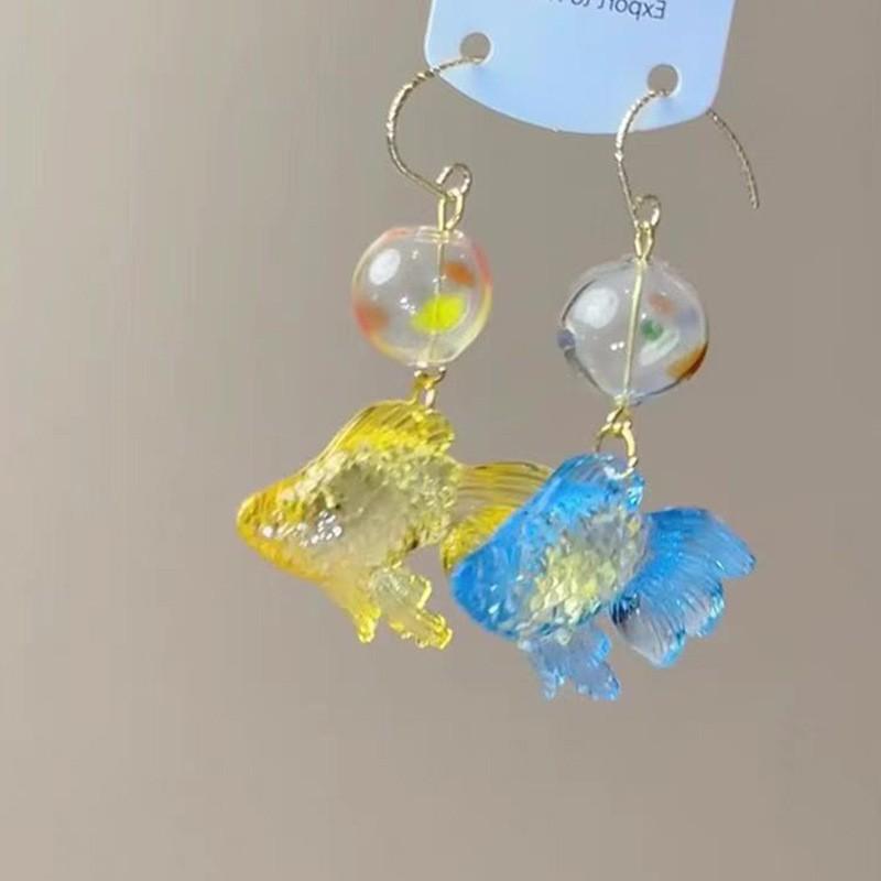 Color Dopamine Earrings, Sweet Super Fairy Temperament, Simple Personality and High Value Niche Earrings