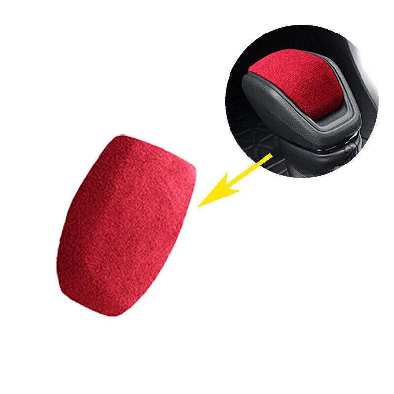 Suede Leather Car Gear Shift Knob Cover Trim For Toyota RAV4 Highlander 2019-23