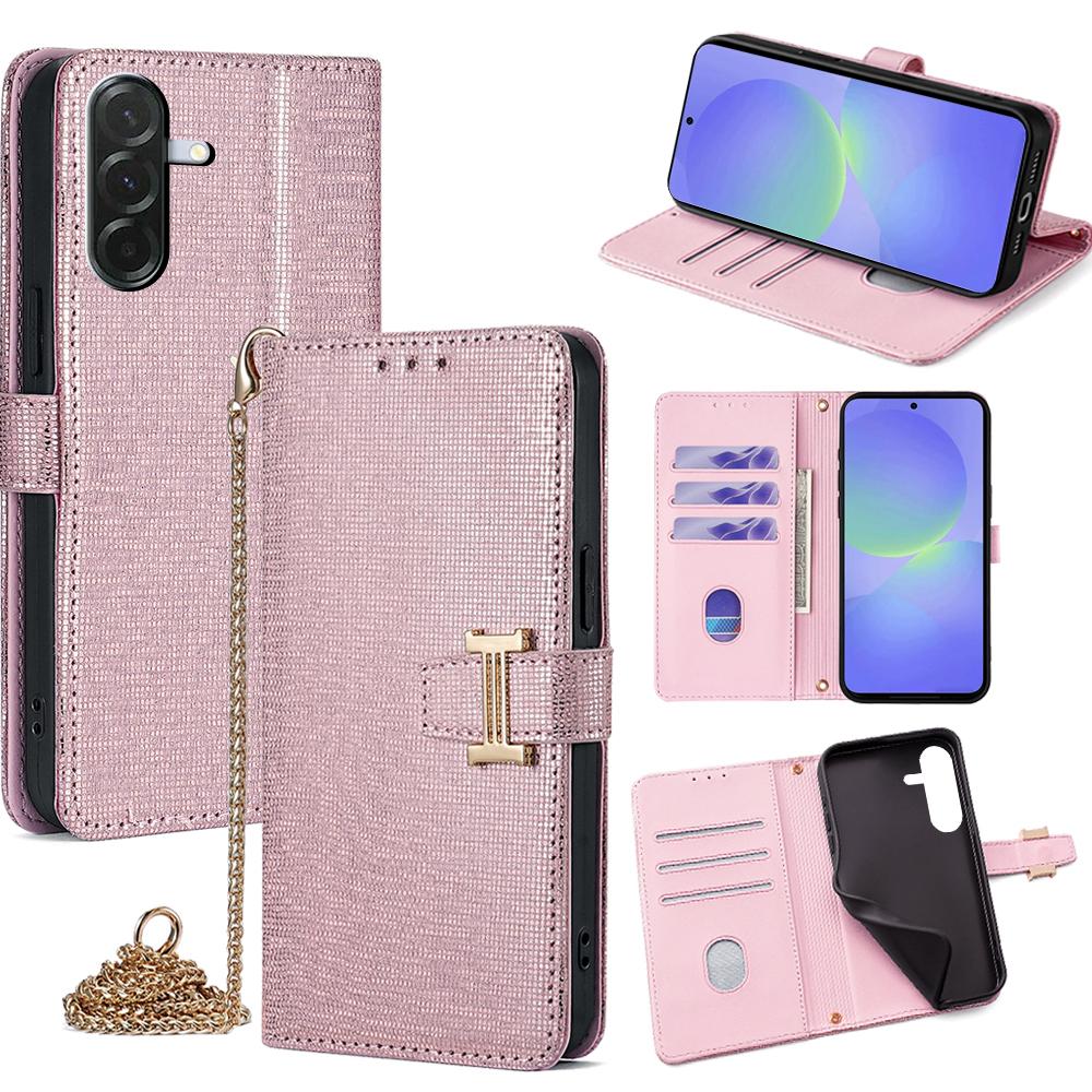 For Samsung Galaxy A36 5G Case Wallet Sequins Leather Crossbody Phone Cover