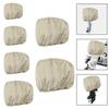 Full Size Outboard Engine Cover Waterproof Heavy Duty Oxford Cloth Boat Motor Protection for All Weather Conditions