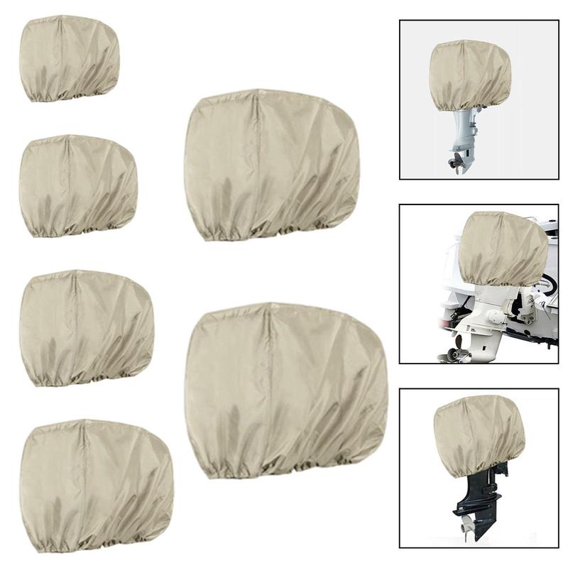 Full Size Outboard Engine Cover Waterproof Heavy Duty Oxford Cloth Boat Motor Protection for All Weather Conditions S