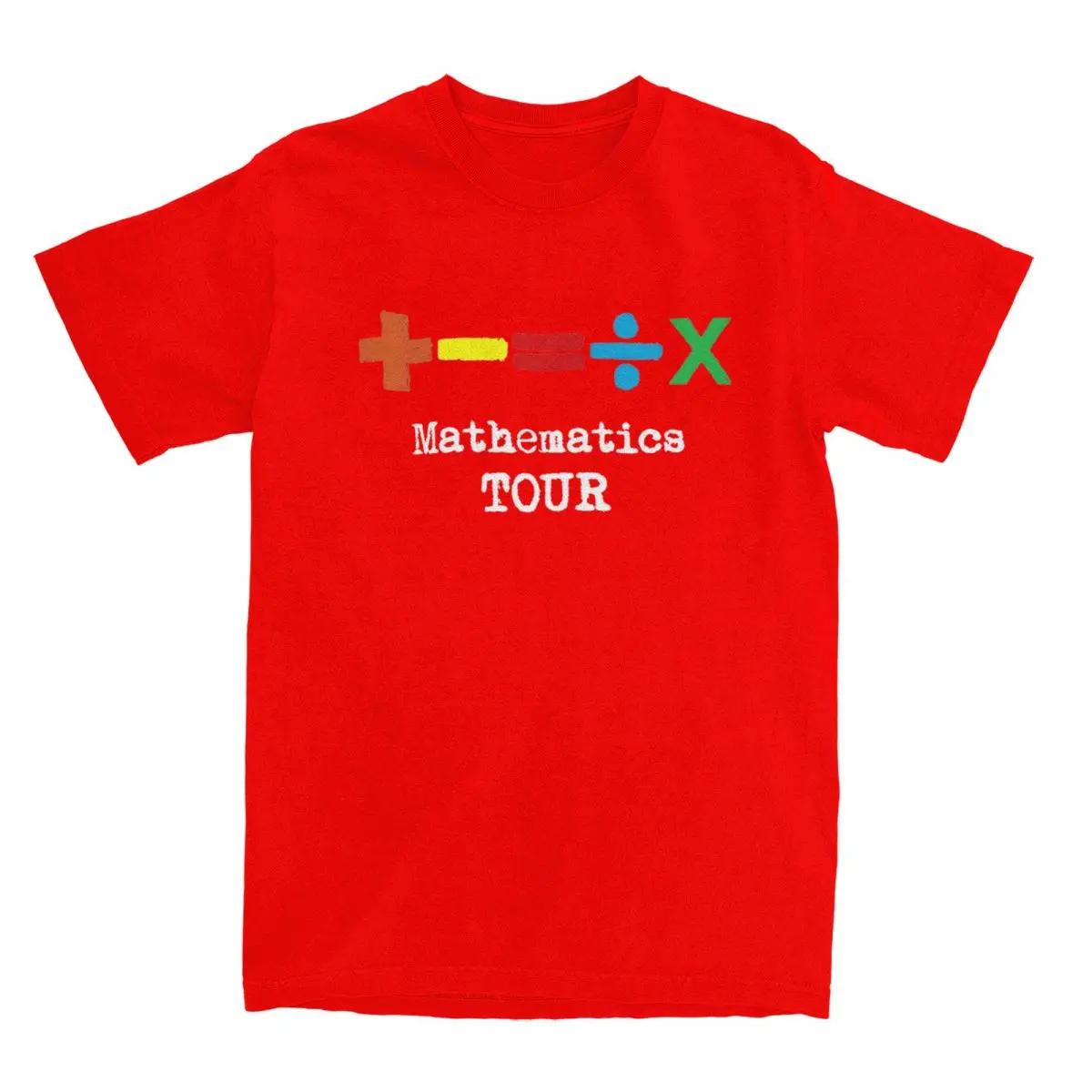 

Футболка The Mathematics Tour Пляжные винтажные футболки Ed Sheeran Хлопковая хип-хоп футболка для мужчин Повседневные футболки с коротким рукавом M