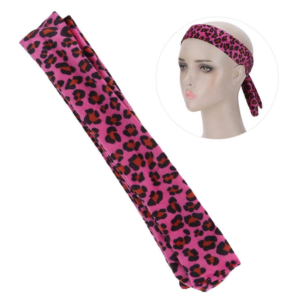 Scarf Elastic Hair Rope Women Scarf Hair Bands Ties Girls Headbands Braid RibbonPanther Print