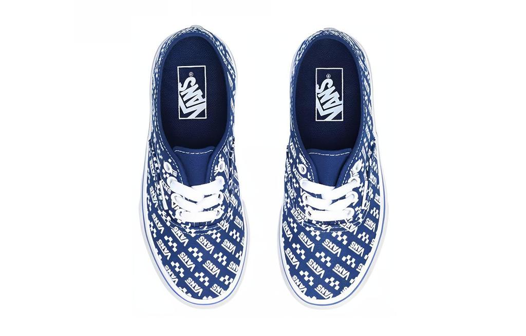 Vans Authentic Comfortable Low top Kids' Skateboarding Shoes Blue Kids' VN0A3UIVWH8