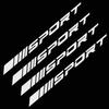 Fashion 4pc Car Stickers Wheel Wheels Sports Racing DIY Stripe Decoration Stickers Badge Car Styling Car SUV